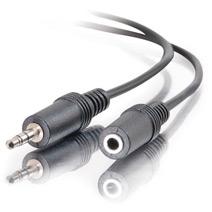 C2G Câble d'extension audio stéréo 3,5 mm M/F de 6 pieds (13787)