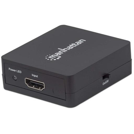 Manhattan HDMI 1080p Splitter 2-Port , USB Powered, Black (207652)