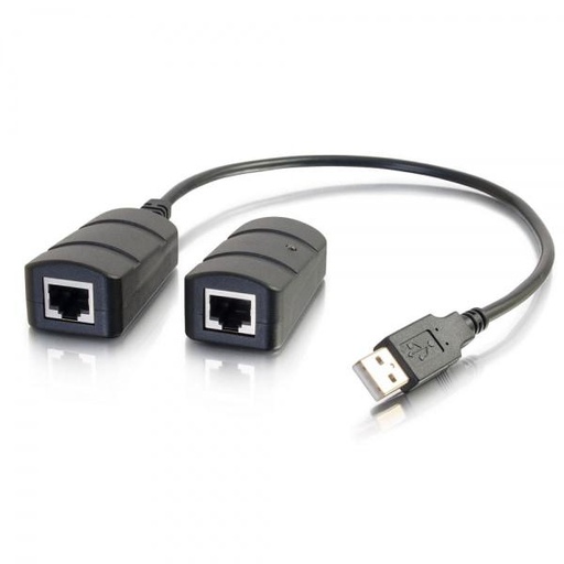 C2G 54284, 1.2 m, 2 x RJ-45, USB 2.0 Type-A