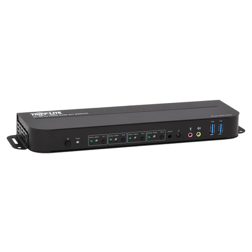 Tripp Lite 4-Port HDMI/USB KVM Switch - 4K 60 Hz, HDR, HDCP 2.2, IR, USB Sharing