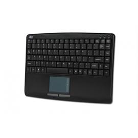 Adesso SlimTouch 410 - Mini Touchpad Keyboard (Black, USB) (AKB-410UB)