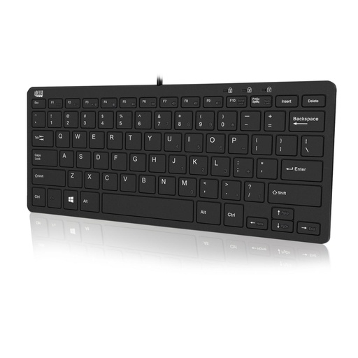 Adesso SlimTouch 510 - Mini Keyboard with USB Hubs (AKB-510HB)