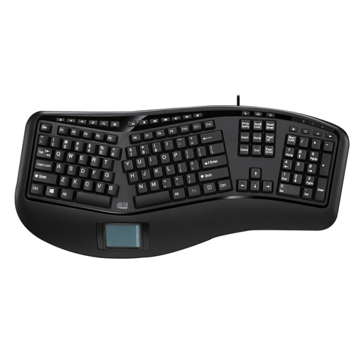 Adesso Tru-Form 450 - Ergonomic Touchpad Keyboard (AKB-450UB)