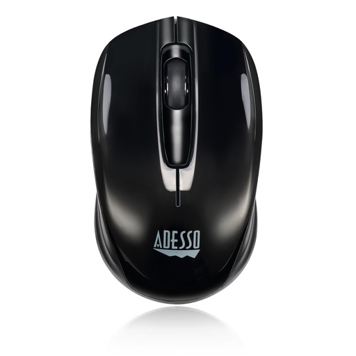 Adesso 2.4GHz Wireless, 3 buttons, 1200 DPI, Optical, Black (IMOUSE S50R)