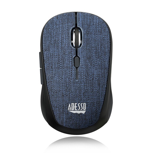 Adesso Optical, USB, RF 2.4GHz, 1600 DPI, 2 x AAA, 53 g, Blue (IMOUSE S80L)