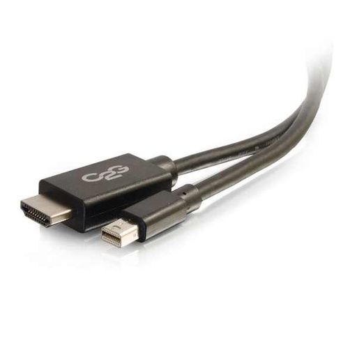 C2G 54421, 1.82 m, Mini DisplayPort, HDMI, Male, Male, Black