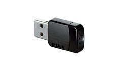 [5128277] D-Link DWA-171, Sans fil, USB, WLAN, Wi-Fi 5 (802.11ac), 433 Mbit/s, Noir