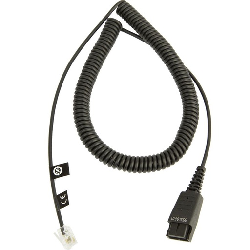Jabra 8800-01-01, Cable, Noir