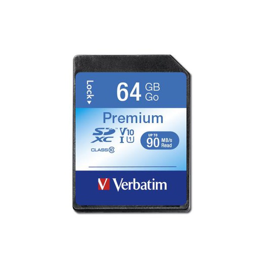Verbatim 64GB, SDXC, Class 10 (44024)