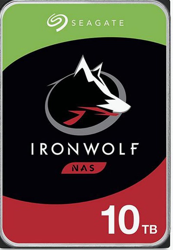 Seagate IronWolf 10 TB, 3.5". SATA 6Gb/s, 256 MB (ST10000VN000)