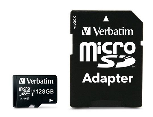 Verbatim 128GB, MicroSDXC, Class 10 (44085)