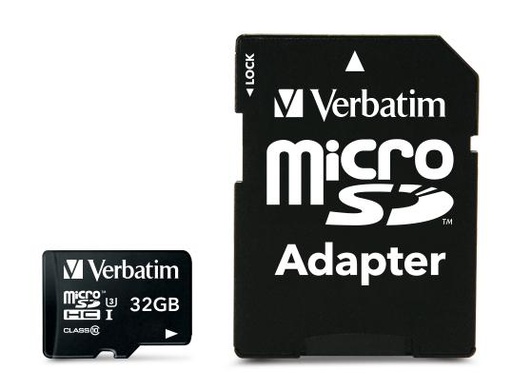 Verbatim 32GB, Micro SDHC, UHS Speed Class 3 (U3) (47041)