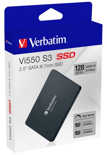 Verbatim Vi550 SSD Interne SATA III 2.5” 128GB (49350)