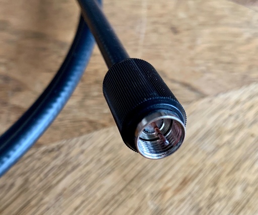 RG59 COAXIAL CABLE WITH F-TYPE CONNECTORS-6FT