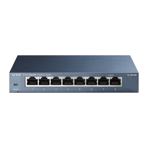 TP-Link TL-SG108, Non-géré, Gigabit Ethernet (10/100/1000), Full duplex