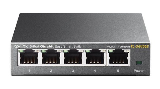 TP-Link TL-SG105E, Géré, L2, Gigabit Ethernet (10/100/1000)