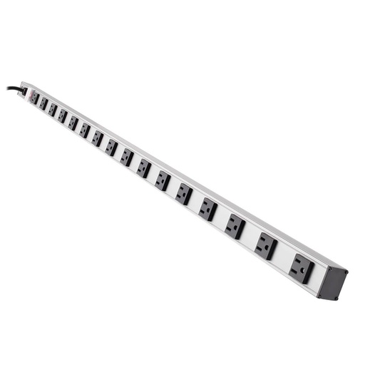 Tripp Lite 16-Outlet Vertical Power Strip, 15-ft. Cord, 5-15P, 48 in. (PS4816)