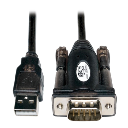 Tripp Lite U209-000-R, Noir, Blanc, 1,52 m, USB A, DB9, Mâle, Mâle