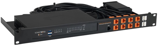 Rackmount.IT 1U, 44 x 482 x 217mm, 8 x RJ-45, f/ SonicWall TZ570, TZ670