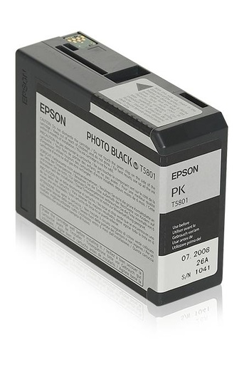 Epson Encre Pigment Noir Photo SP 3800/3880 (80ml) (T580100)