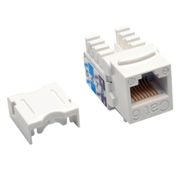 [4515281] Tripp Lite Prise Keystone type 110 Cat6/Cat5e - Blanc, TAA (N238-001-WH)