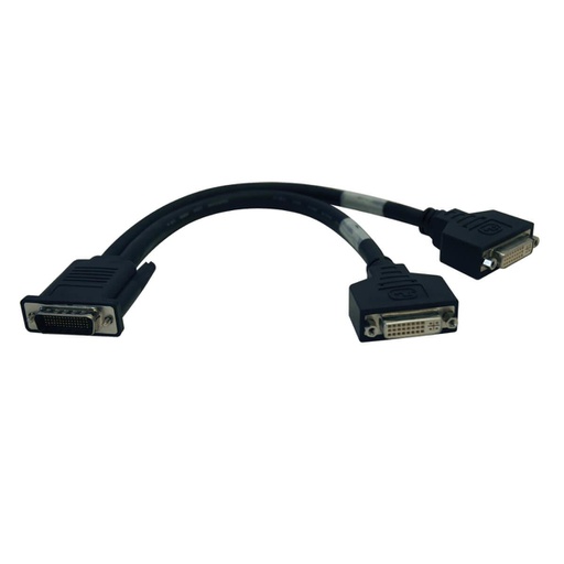Tripp Lite DMS-59 to Dual DVI Splitter Y Cable (M to 2x DVI-I F), 1 ft. (0.31 m)