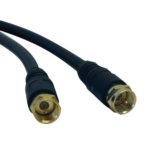 Tripp Lite A200-012, 3,6 m, F-TYPE M, F-TYPE M, Noir