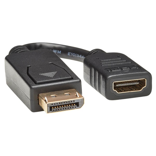 Tripp Lite DisplayPort to HDMI Adapter Video Converter (M/F), 6-in. (15.24 cm)