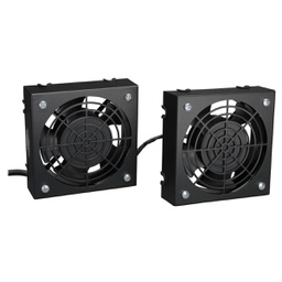 [4790594] Tripp Lite SRFANWM, Noir, 2 ventilateur(s), 210 cfm, 132,1 mm, 41 mm, 132,1 mm