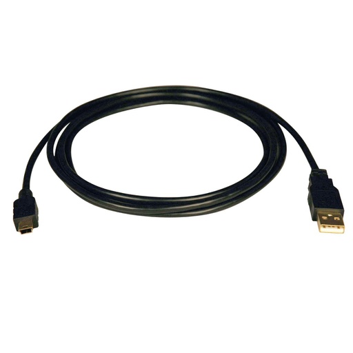Tripp Lite U030-006, 1,83 m, USB A, Mini-USB B, USB 2.0, Mâle/Mâle, Noir