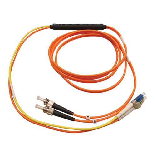 Tripp Lite Fiber Optic Mode Conditioning Patch Cable (ST/LC), 1M (3 ft.)