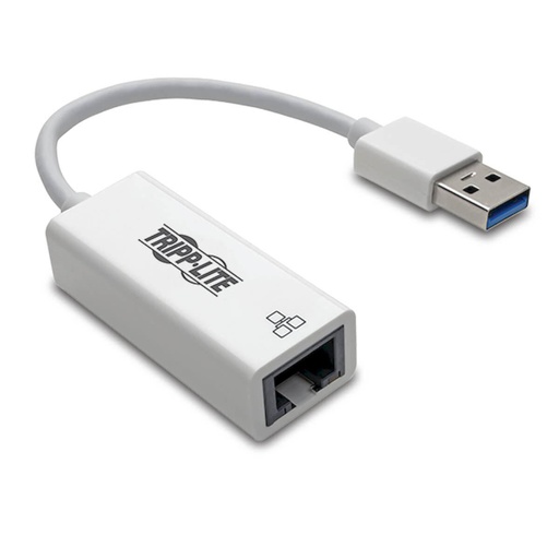 Tripp Lite U336-000-GBW, Avec fil, USB, Ethernet, 1000 Mbit/s, Blanc