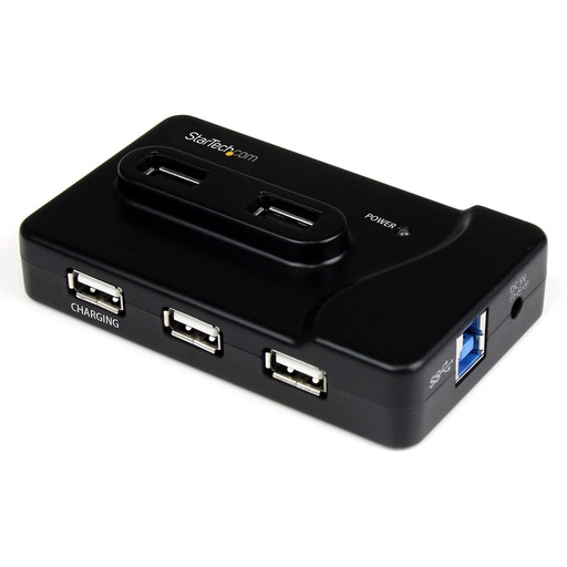 StarTech.com Hub combiné USB 3.0/2.0 6 ports avec port de charge (ST7320USBC)