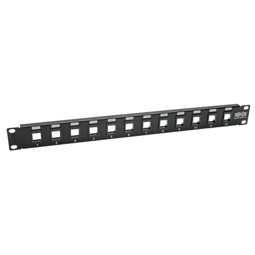 Tripp Lite N062-012-KJ, Noir, Montage de rack, 1U, 482,6 mm, 43,2 mm, 12,7 mm