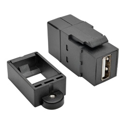 [5666876] Tripp Lite Coupleur Keystone/Panneau USB 2.0 tout-en-un (F/F), noir
