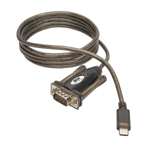 Tripp Lite USB-C to RS232 (DB9) Serial Adapter Cable (M/M), 5 ft. (1.52 m)