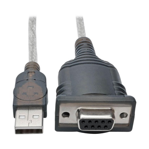 Tripp Lite U209-18N-NULL, Noir, 0,4 m, USB Type-A, DB-9, Mâle, Femelle