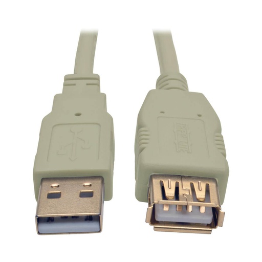 Tripp Lite USB 2.0 Extension Cable (A M/F), Beige, 6 ft. (1.83 m) (U024-006-BE)