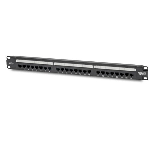 Tripp Lite N252-P24, RJ-45, Cat5, Cat5e, Cat6, Noir, Montage de rack, 1U, 110 V