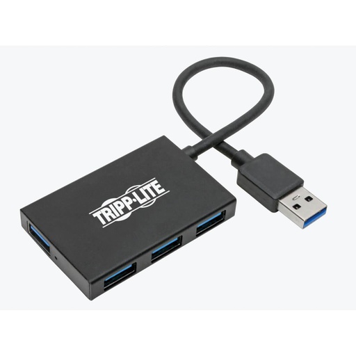 Tripp Lite 4-Port Slim Portable USB-A Hub - USB 3.2 Gen 1, Aluminum Housing