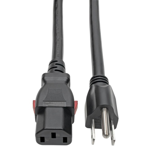 Tripp Lite P007-L02, 0,6 m, NEMA 5-15P, IEC C13, SJT, 125 V