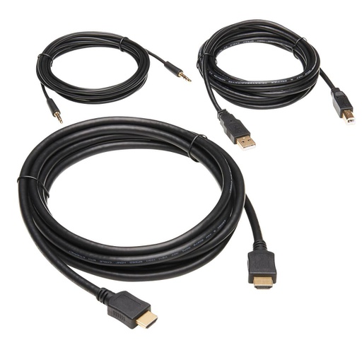 Tripp Lite P782-010-HA, 3,05 m, USB, USB, HDMI, Noir, Mâle