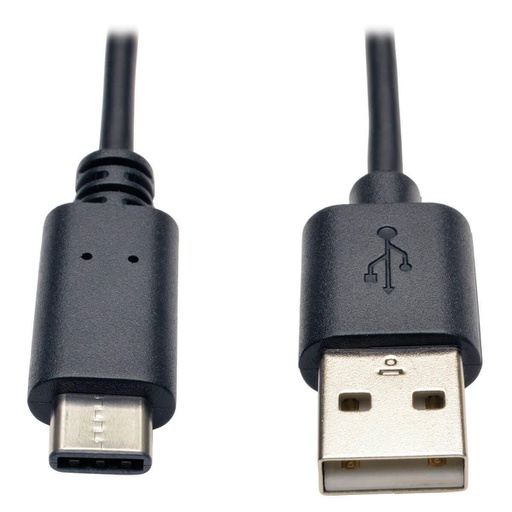 Tripp Lite U038-006, 1,83 m, USB A, USB C, USB 2.0, Mâle/Mâle, Noir